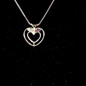 Ladies necklace with chain